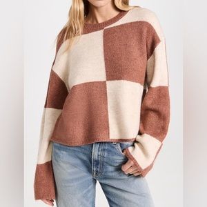 z supply colorblock sweater